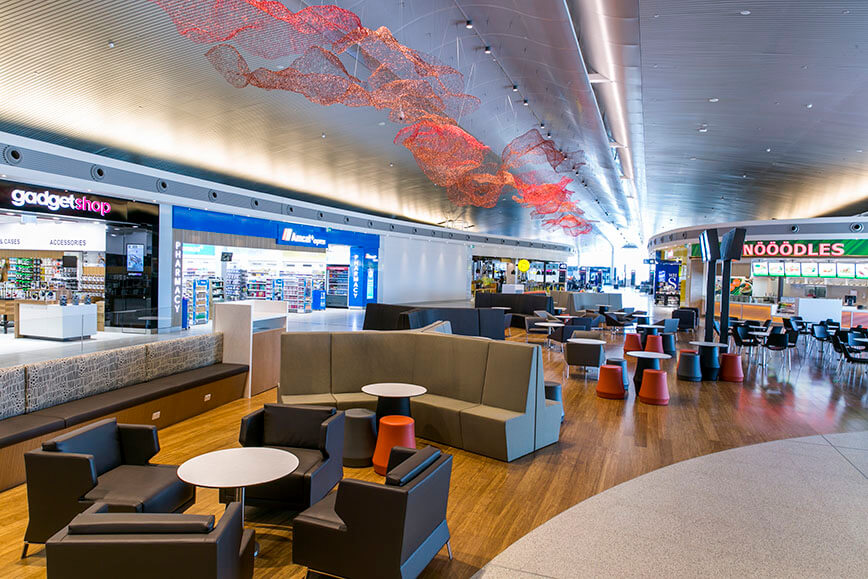 Dining and retail image 2 - Dining and retail precinct at T1 Domestic 