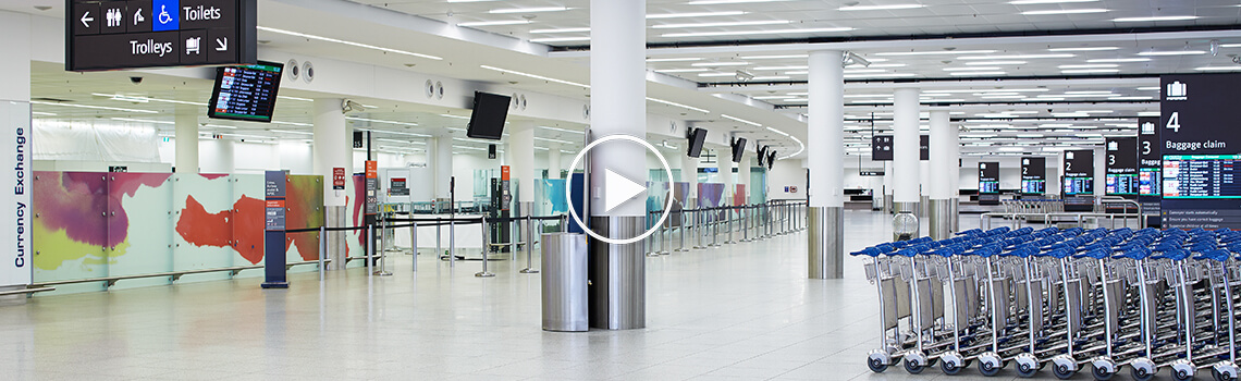 T1 International arrivals area