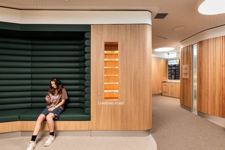 Perth Airport Sensory Room seating area